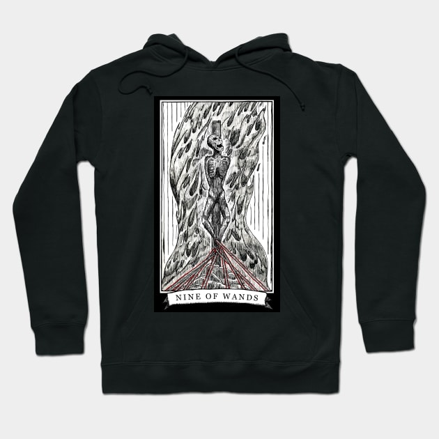 The Nine of Wands - The Tarot Restless Hoodie by WinslowDumaine